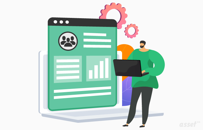 Diagram of how asset tracking and management software fills the gaps left by ERP fixed asset accounting