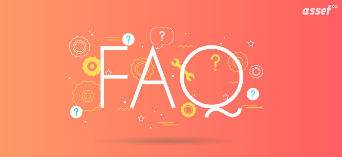 Illustration of frequently asked questions about leased equipment tracking