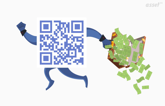 Infographic of common applications of QR codes, from payments to customer service