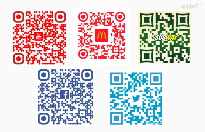 A QR code label used for inventory and asset tracking
